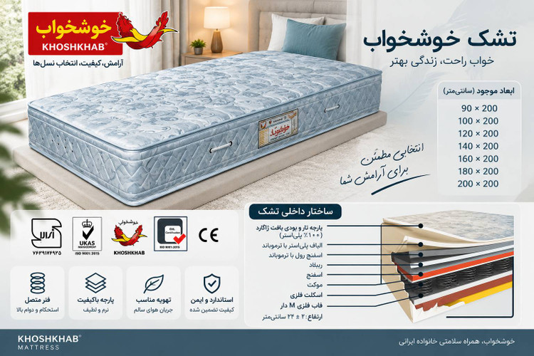 تشک آناهیتا شرکت خوشخواب